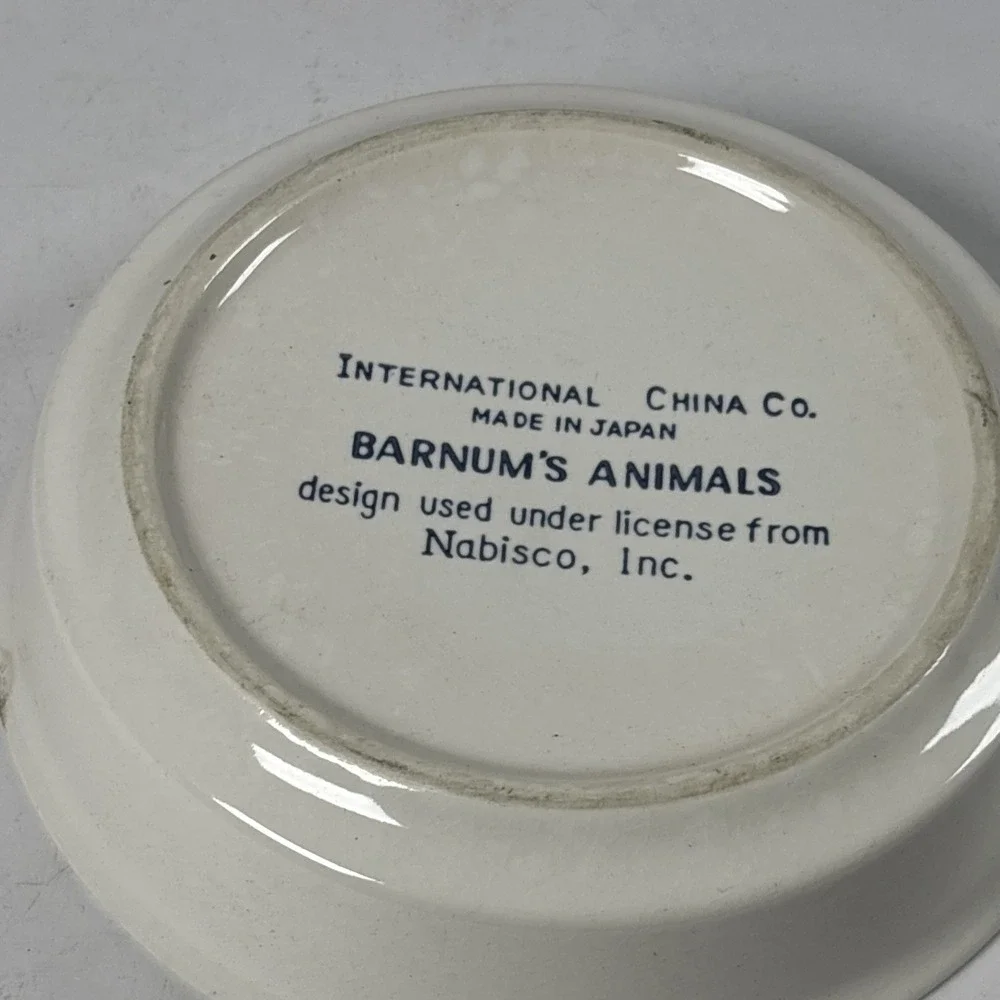 Vintage International China Barnum's Animals Clown Dish 7